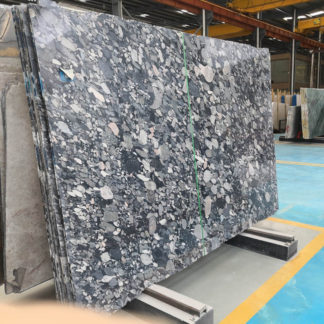 Natural Black Mosaic Granite Slabs