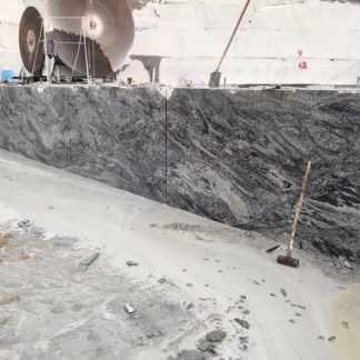 New China Juparana Silver River Black Granite Slab